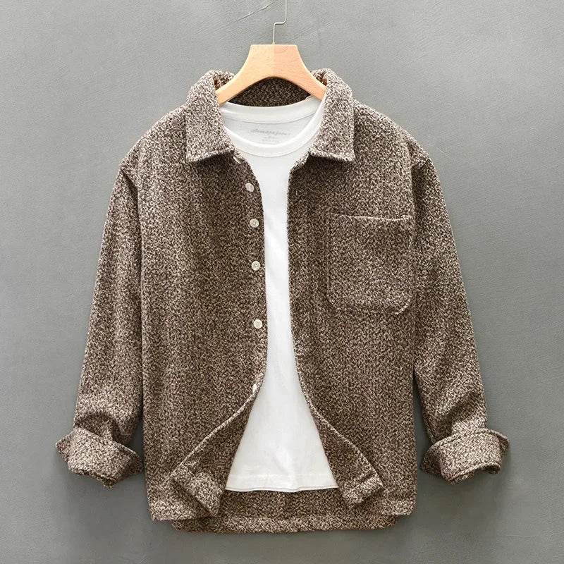 Men’s Casual Shirts – Polo Collar Long Sleeve for Autumn Style - MODISH X