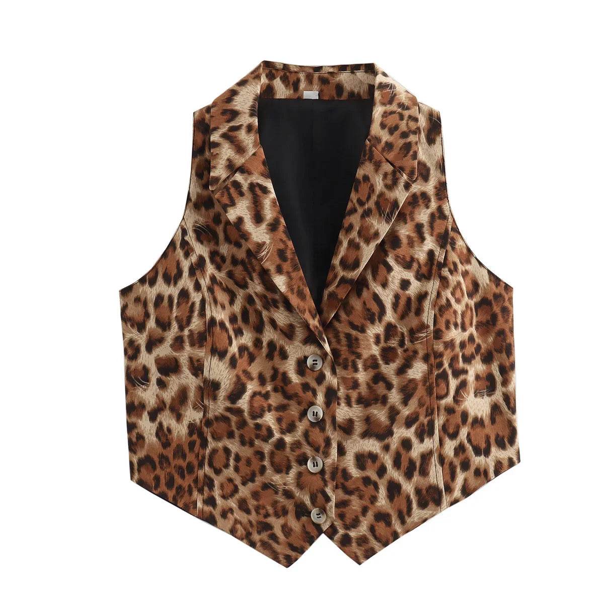Women’s Summer Turndown Collar Lace-Up Vest – Chic & Comfy Fit - MODISH X