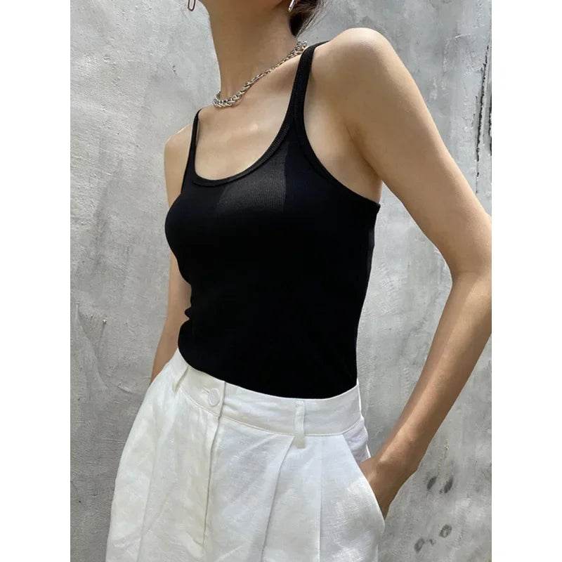 Women’s Screw Thread Fitness Tank Top – Summer Activewear - MODISH X