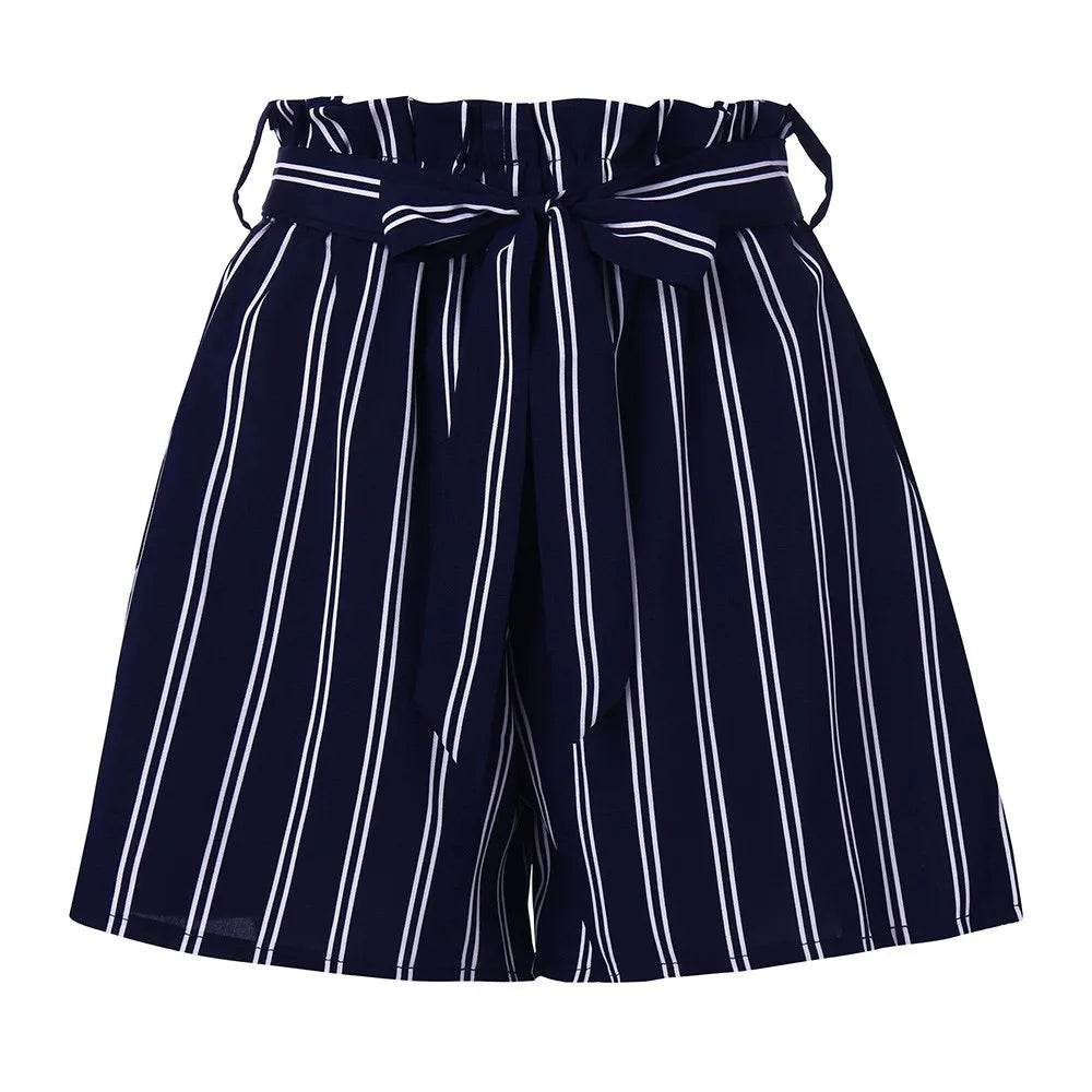 Women’s Plus Size Striped Board Shorts – Stylish Summer Beach Wear - MODISH X