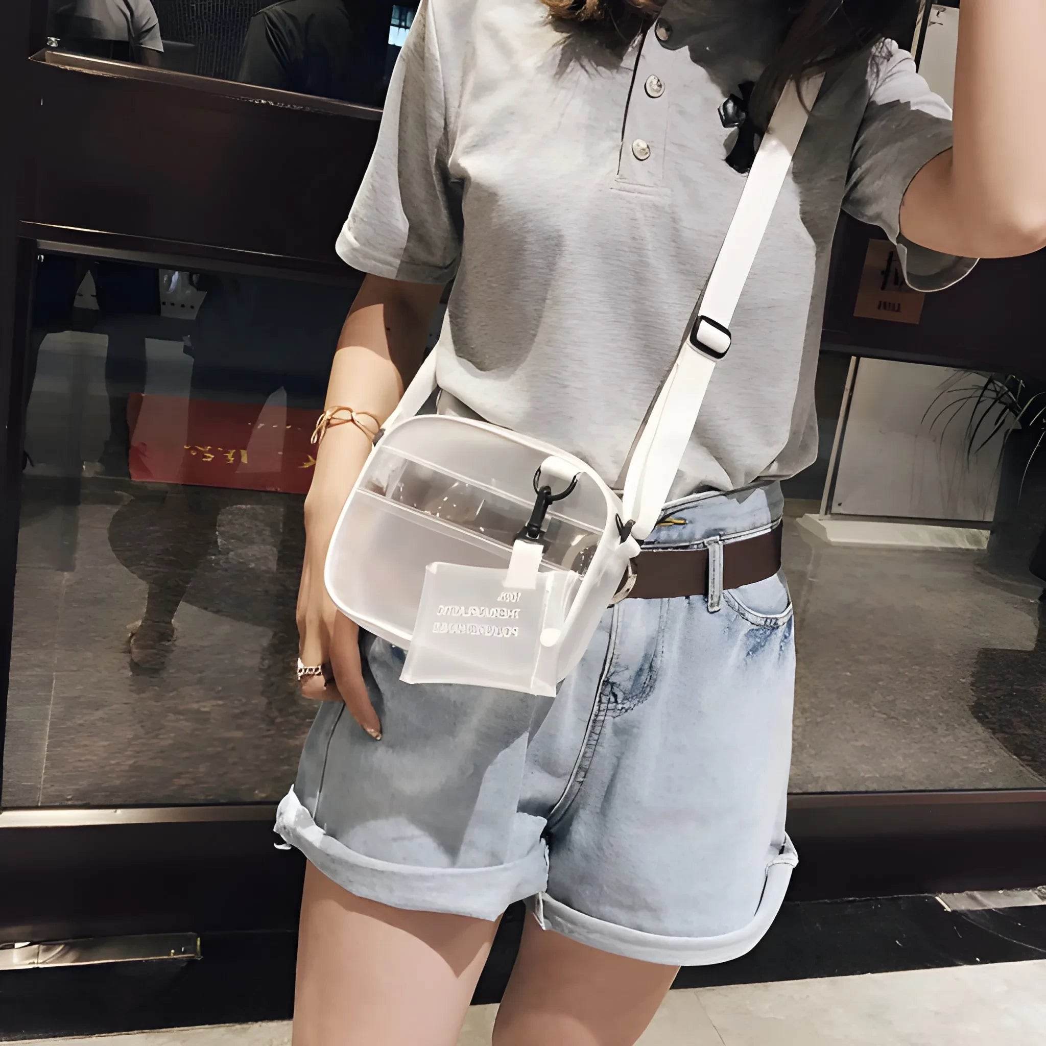 Women's Jelly Transparent Square Bag – Stylish & Functional Bag - MODISH X
