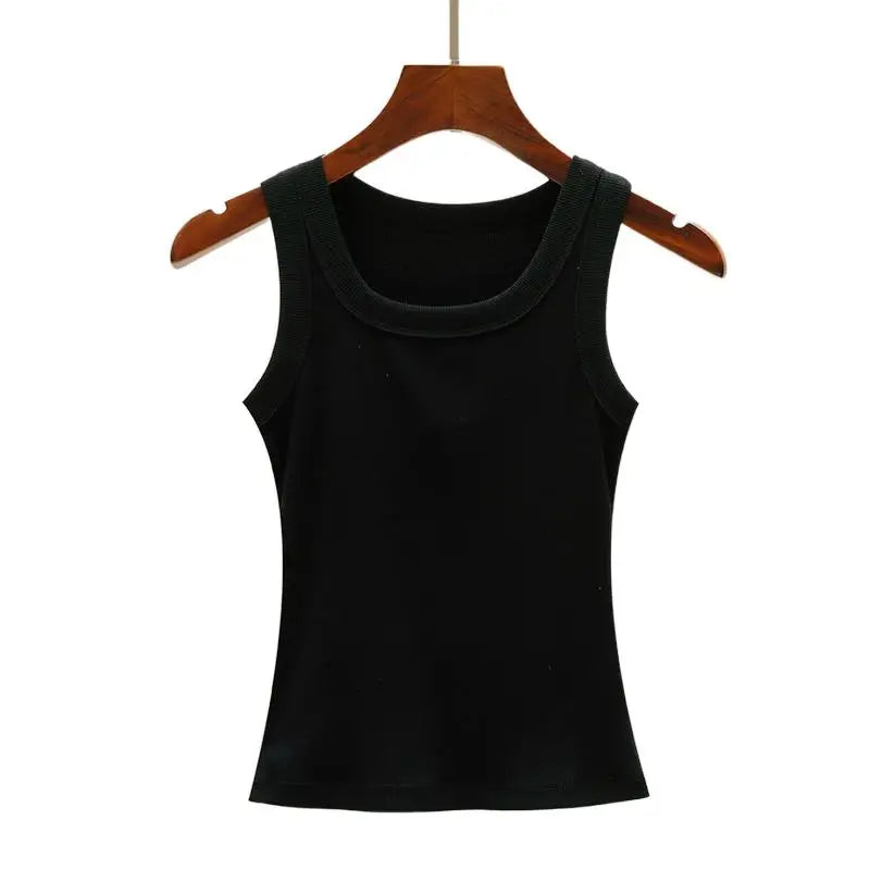 Women’s Summer Camisole Tank – Sexy Soft Cotton Sleeveless Top