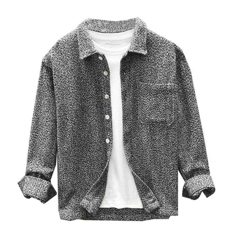 Men’s Casual Shirts – Polo Collar Long Sleeve for Autumn Style - MODISH X
