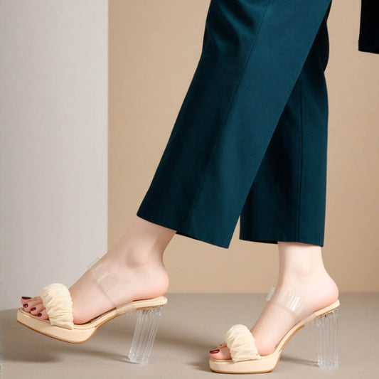 Women's Flip Flops Sandals – Modish & Crystal High Heel Sandals - MODISH X