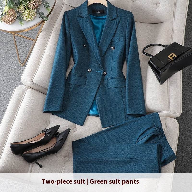 Women’s Black Business Suit for Work – Cropped Pants - MODISH X