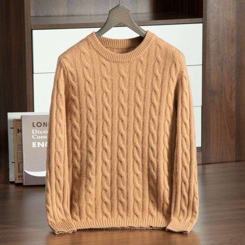 Men’s Cashmere Sweater – Luxurious Round Neck Pullover for Style & Warmth - MODISH X