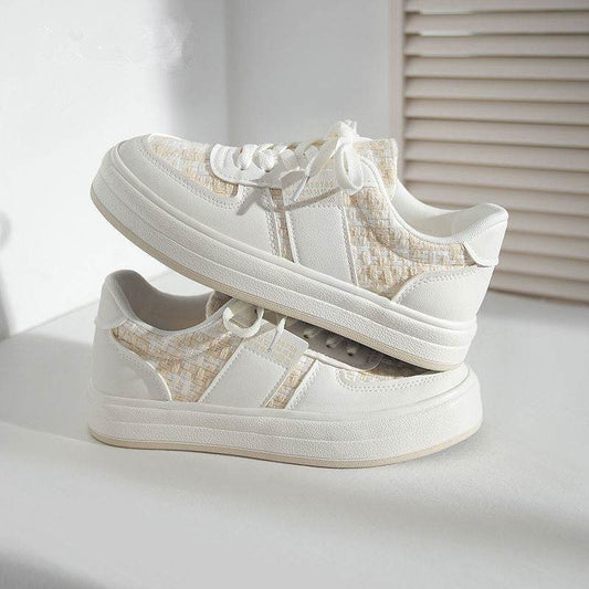 White Sneakers for Women – Modish & Comfortable Canvas Platform Shoes - MODISH X