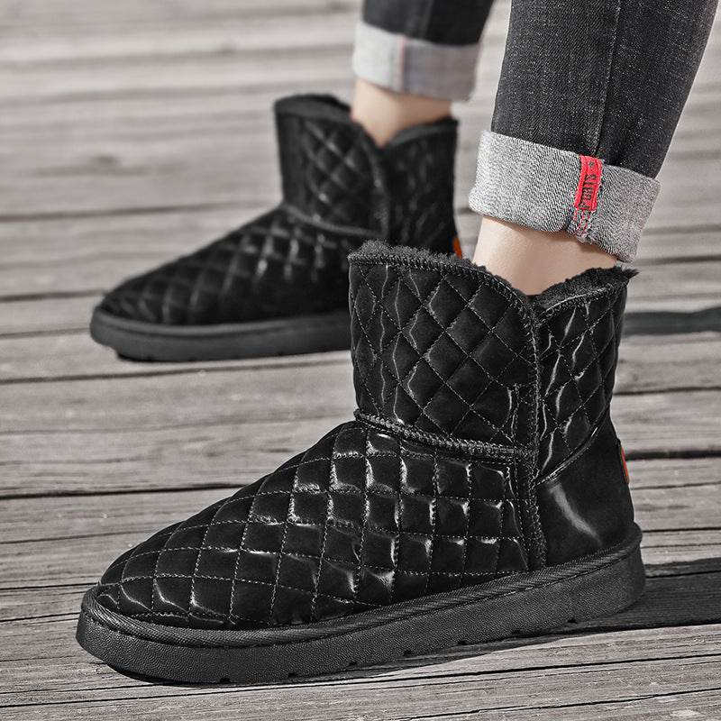 Men’s Waterproof Snow Boots – Genuine Leather Winter Boots - MODISH X