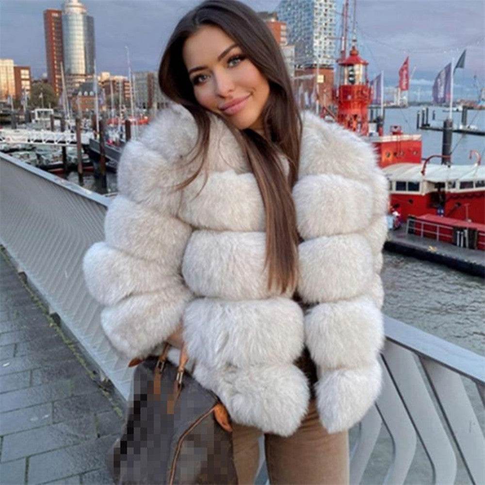 Premium Women’s Fox Fur Coat – Stylish, Luxurious & Ultra-Warm - MODISH X