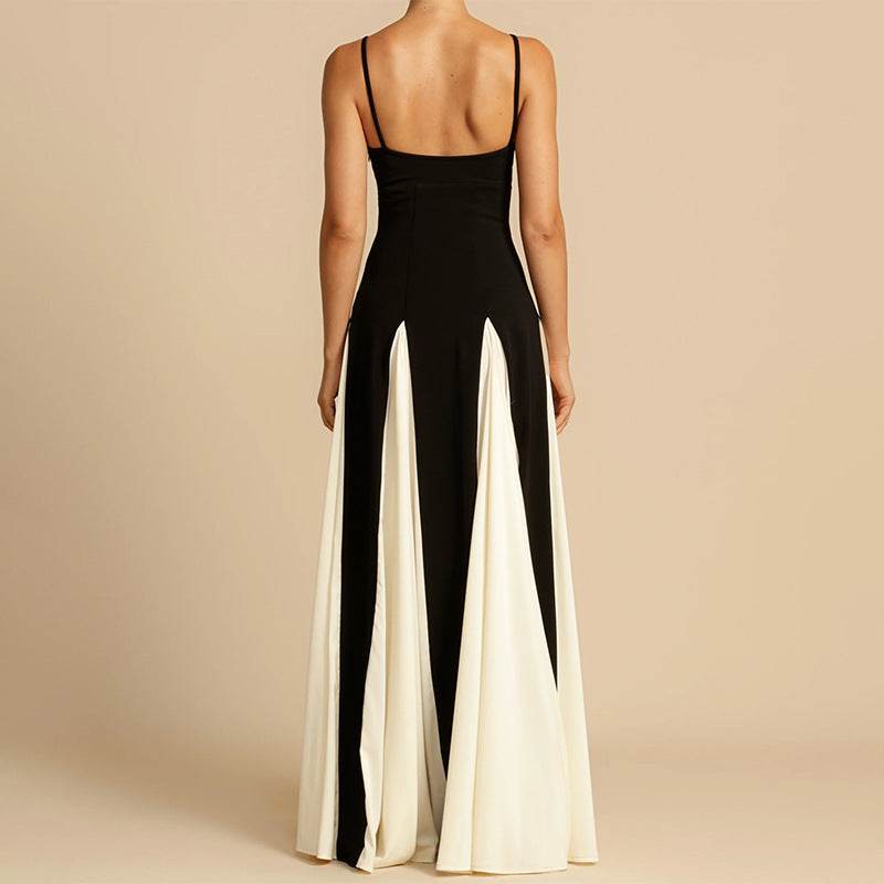 Women’s Contrast Colour Sling Dress – Stylish & Bold & Eye-Catching - MODISH X