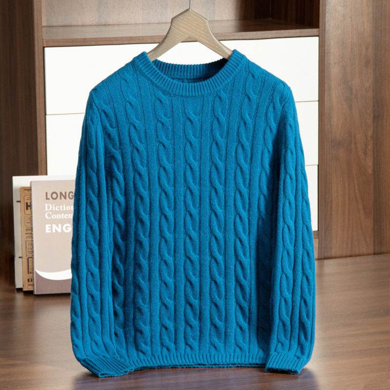 Men’s Cashmere Sweater – Luxurious Round Neck Pullover for Style & Warmth - MODISH X