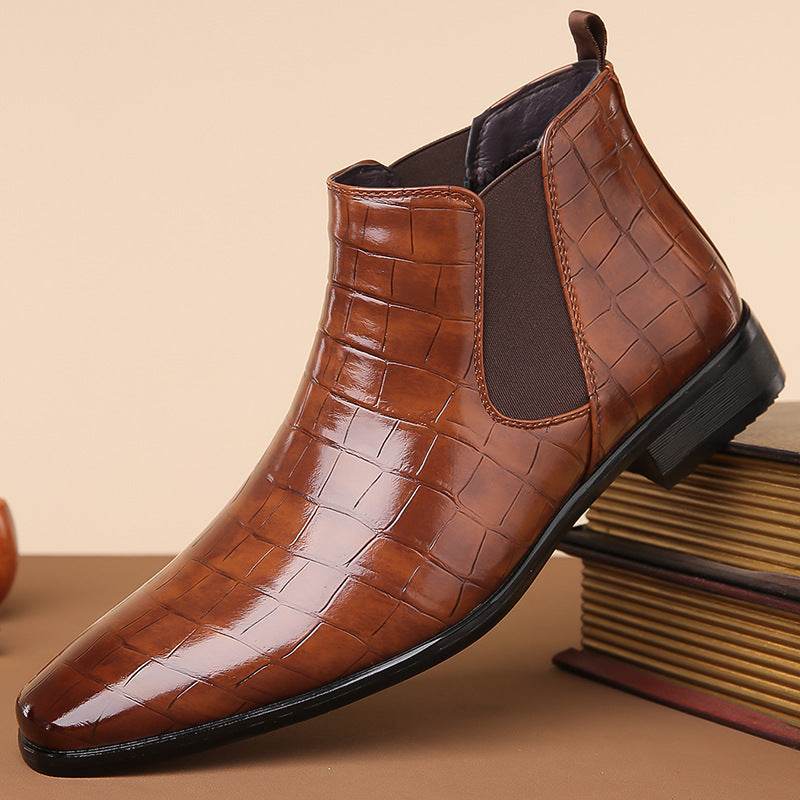 Men’s Chelsea Boots – High-Top Leather Style for Modern Elegance - MODISH X