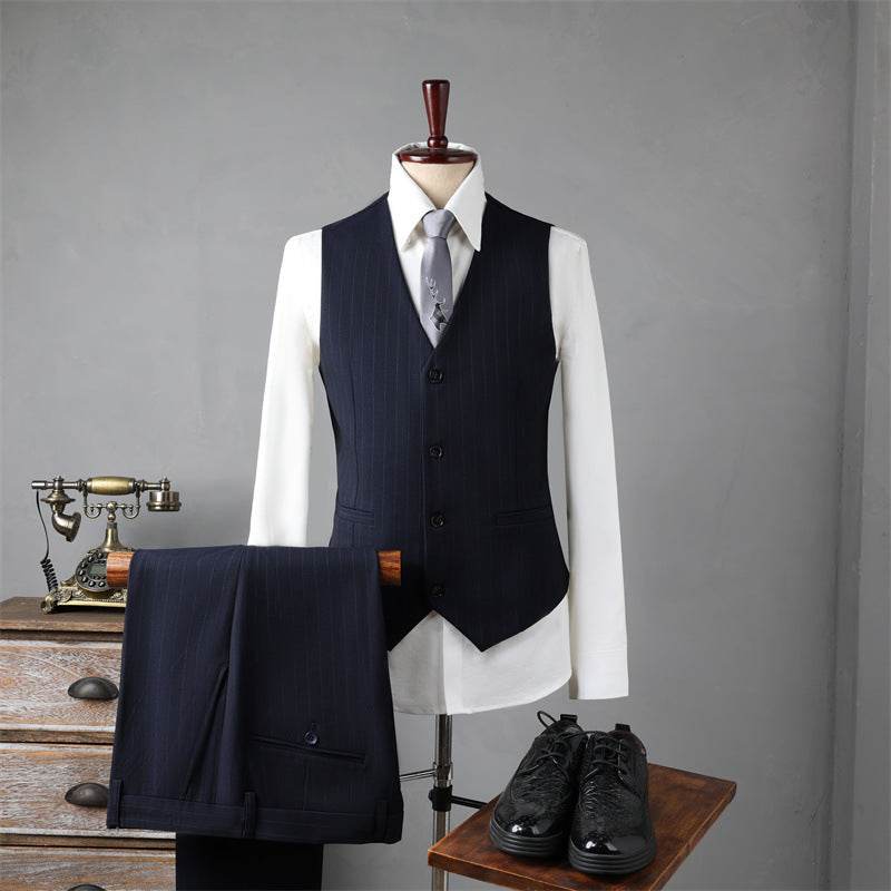 Men’s Double-Breasted Black Suit – Trendsetting & Slim Fit Wedding Suit - MODISH X