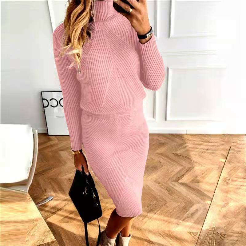 Women's Wool Turtleneck Sweater Dress – Stylish & Cozy Winter Wear - MODISH X