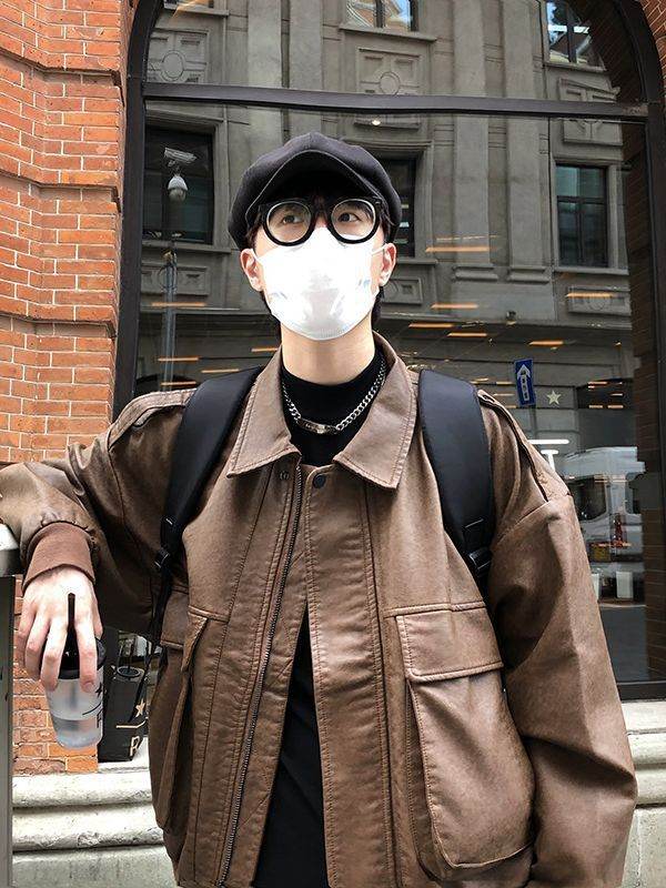 Men’s Biker Leather Jacket – Retro Style Coat with a Modern Edge - MODISH X