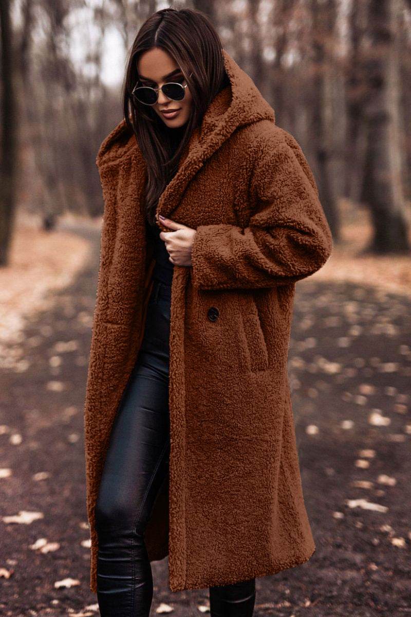 Women’s Long Woolen Coat – Timeless, Elegant & Sophisticated - MODISH X