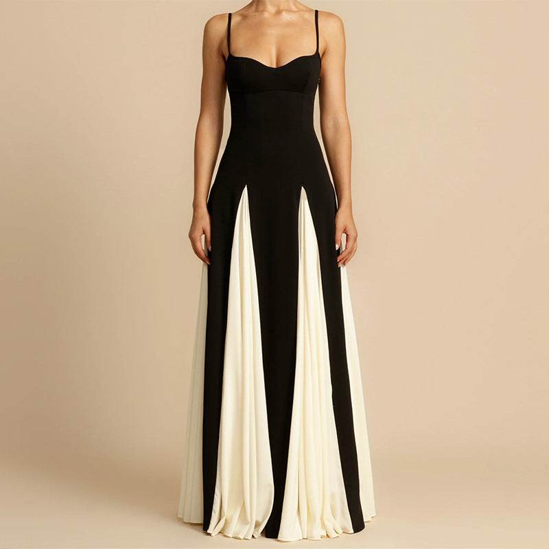 Women’s Contrast Colour Sling Dress – Stylish & Bold & Eye-Catching - MODISH X