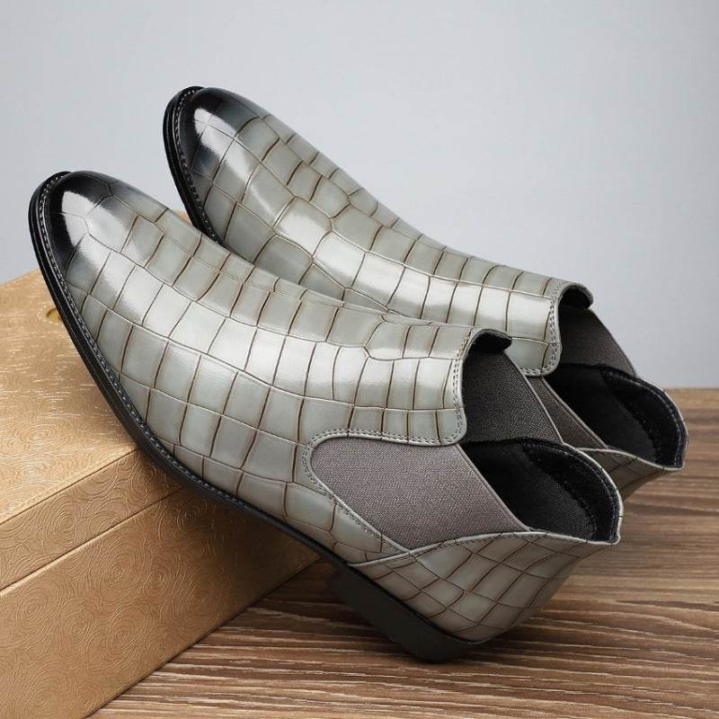 Men’s Plus Size Boots – Genuine Leather Low-Tops for All-Day Comfort - MODISH X