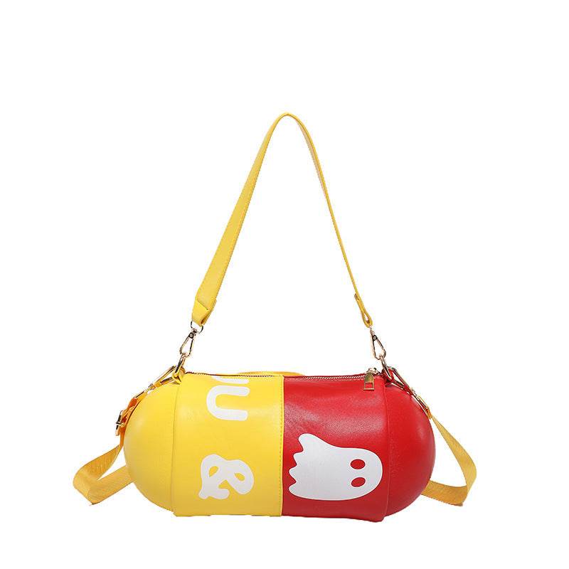 Women’s Contrast Colour Capsule Crossbody Bags – Stylish, Compact & Trendy - MODISH X
