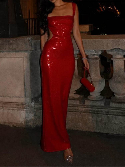 Women’s Sequin Sling Dress – Glamorous & Eye-Catching - MODISH X