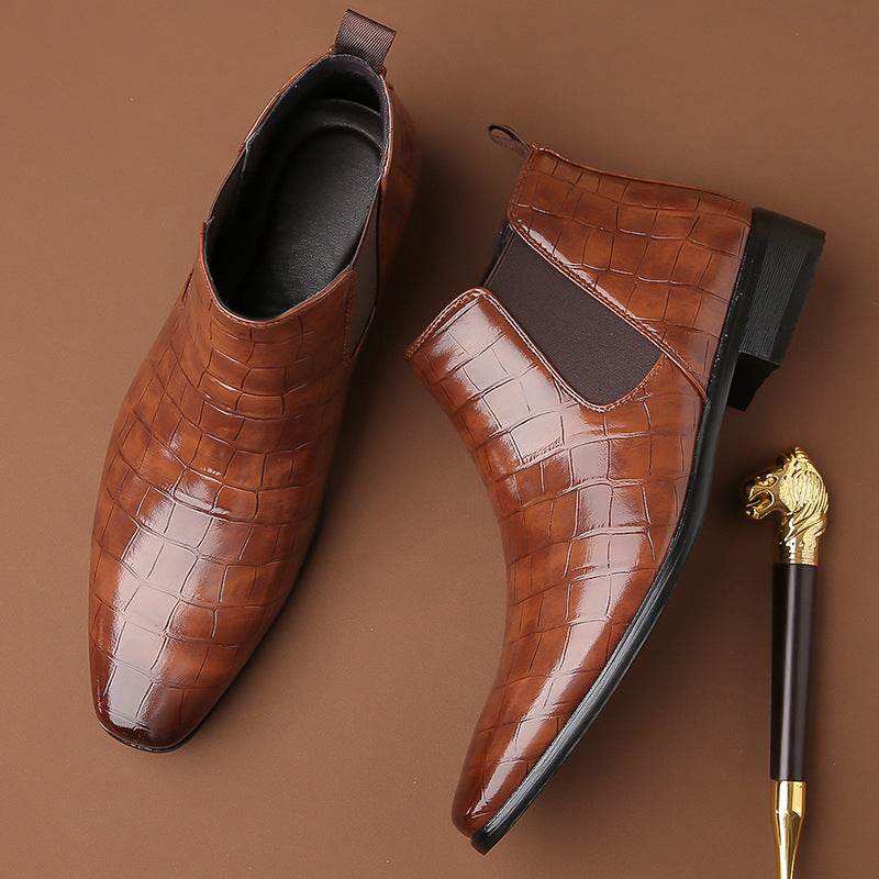 Men’s Chelsea Boots – High-Top Leather Style for Modern Elegance - MODISH X
