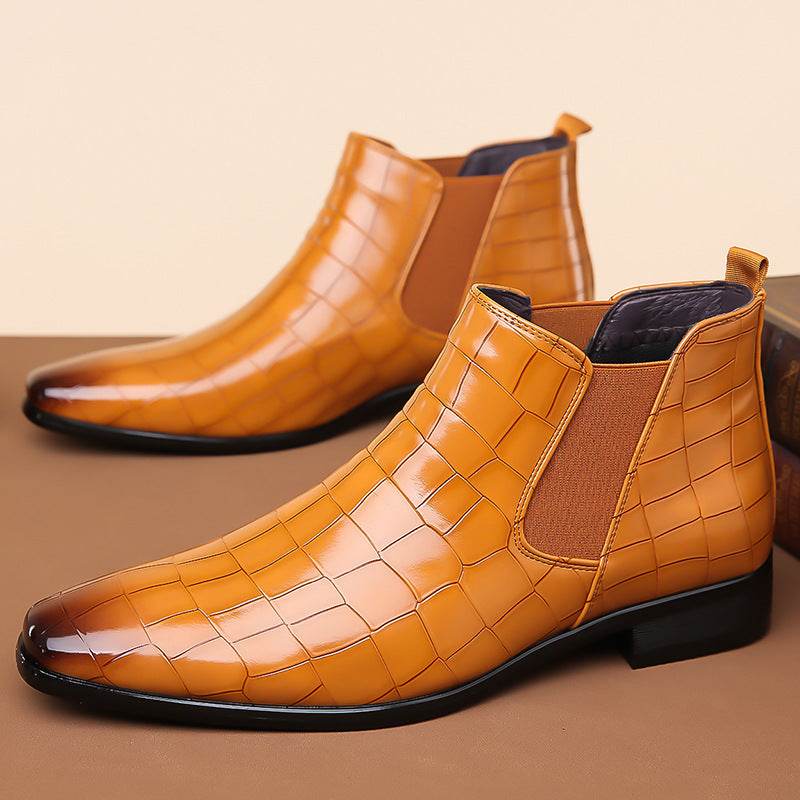 Men’s Chelsea Boots – High-Top Leather Style for Modern Elegance - MODISH X
