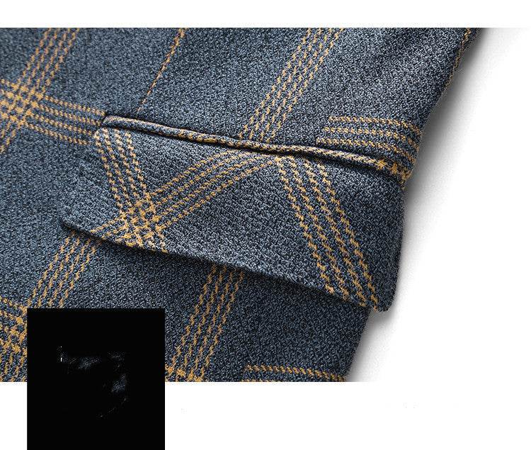 Stylish 3 Piece Suit for Men – Modish Blue Check Suit Dress - MODISH X