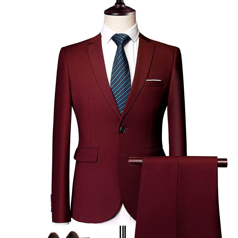 Black Suit for Men – Comfortable Casual Dress Two-Piece Suit - MODISH X