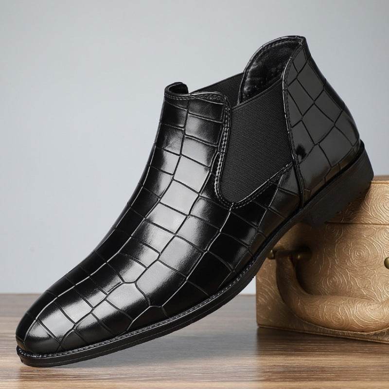 Men’s Plus Size Boots – Genuine Leather Low-Tops for All-Day Comfort - MODISH X