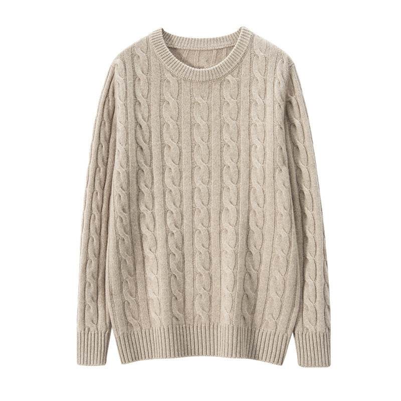 Men’s Cashmere Sweater – Luxurious Round Neck Pullover for Style & Warmth - MODISH X