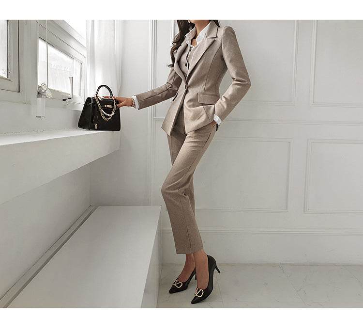 Women’s Three-Piece Suit Set – Professional & Elegant - MODISH X