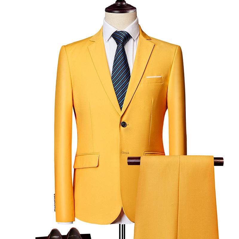 Black Suit for Men – Comfortable Casual Dress Two-Piece Suit - MODISH X
