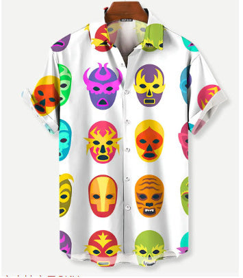 Men's Summer Fruit Print Hawaiian Shirts – Vibrant & Trendy Style