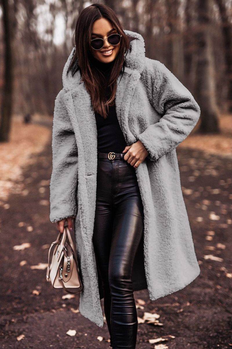 Women’s Long Woolen Coat – Timeless, Elegant & Sophisticated - MODISH X