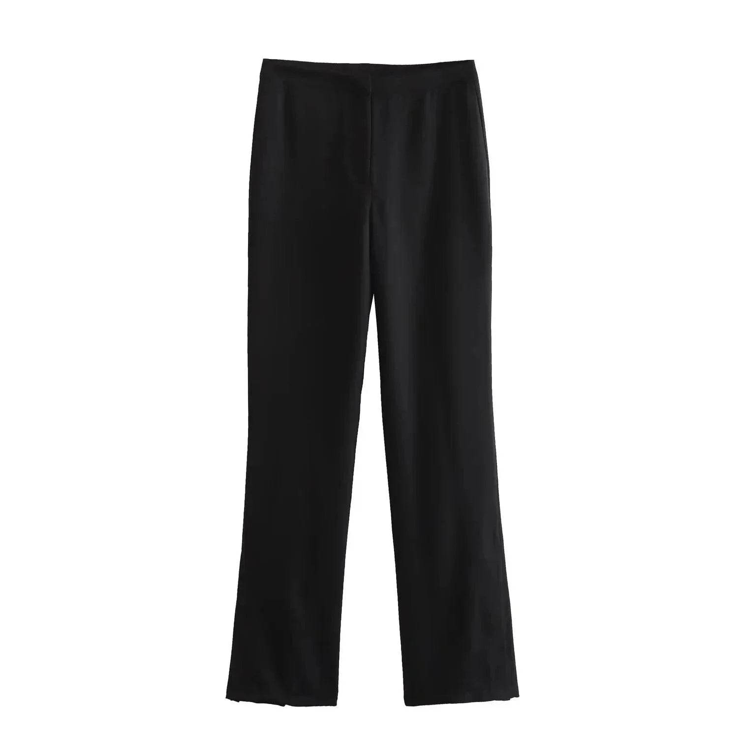 Women’s Elegant Front Button Strapless Pant Suit Set – Chic & Classy - MODISH X 
