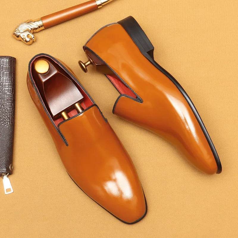 Best Men’s Formal Wear Leather Shoes – Elegant, Glossy & Comfortable - MODISH X 