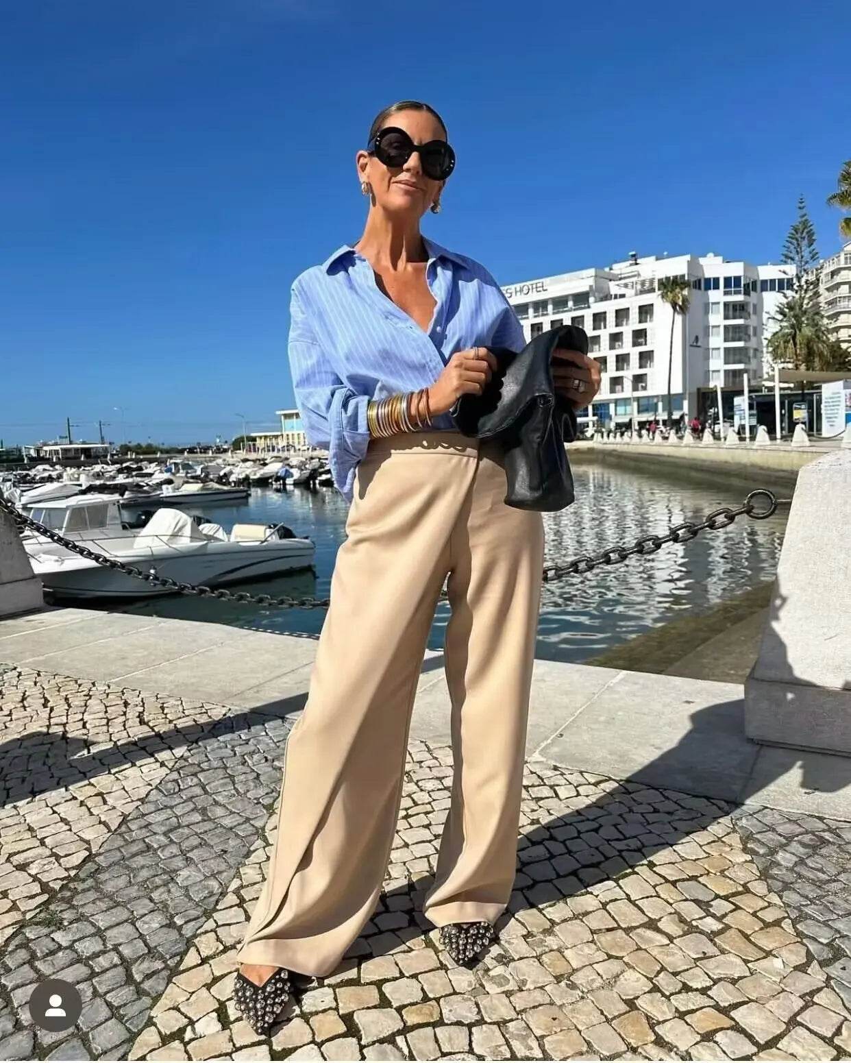 Women’s Chic Solid Wide-Leg Pants – Stylish & Elegant - MODISH X 