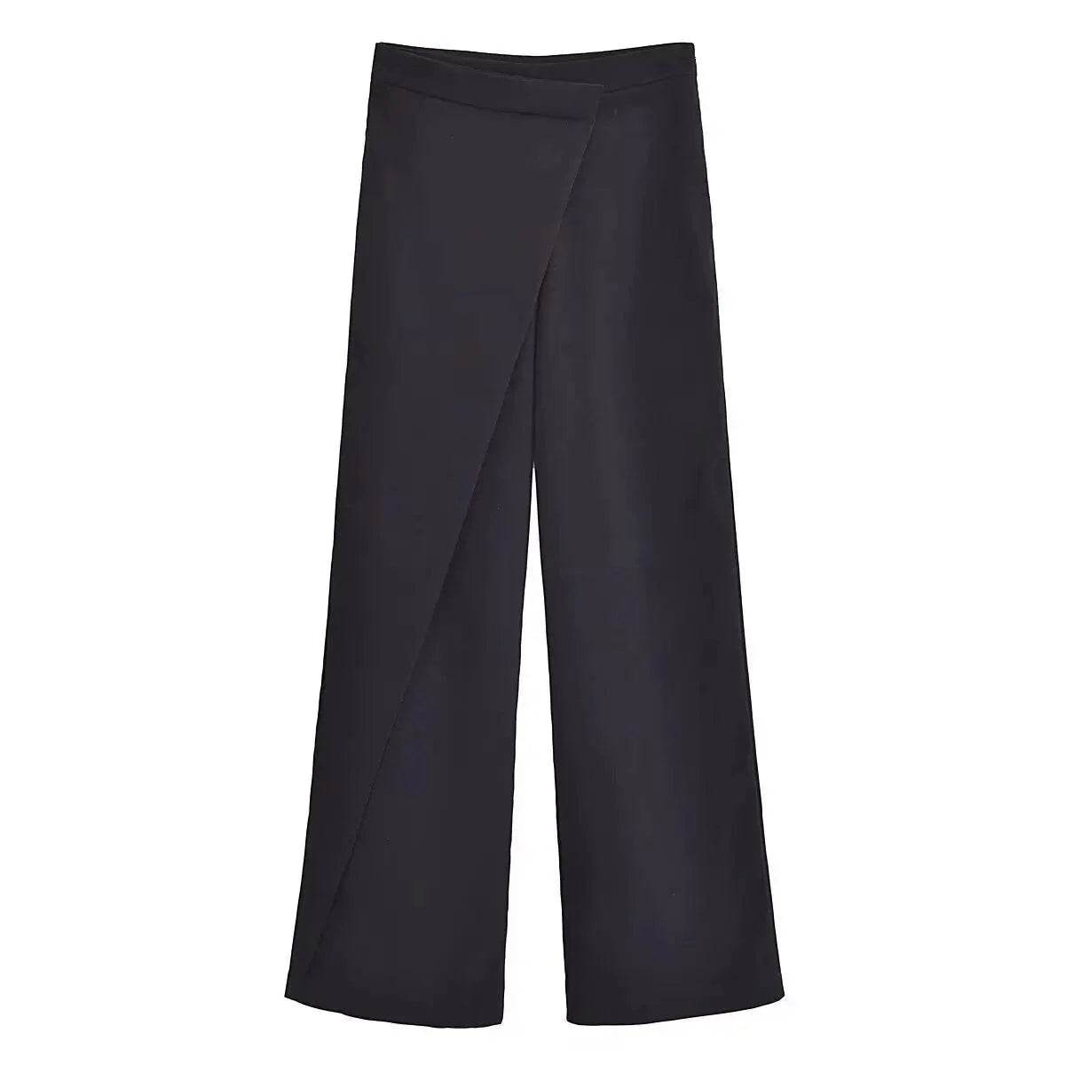 Women’s Chic Solid Wide-Leg Pants – Stylish & Elegant - MODISH X 