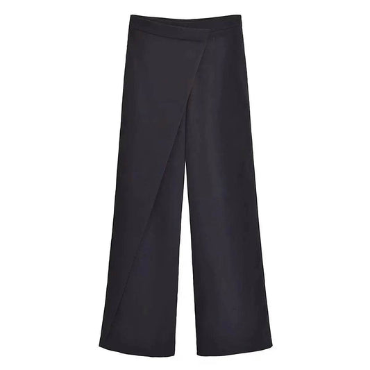 Women’s Chic Solid Wide-Leg Pants – Stylish & Elegant - MODISH X 