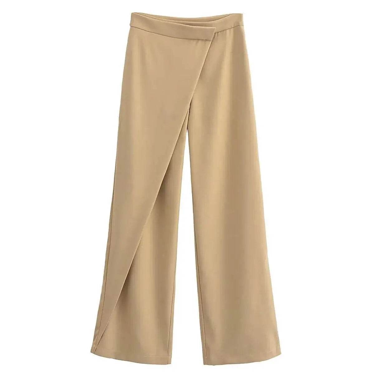 Women’s Chic Solid Wide-Leg Pants – Stylish & Elegant - MODISH X 