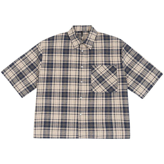 Men’s High-Quality Loose Checkered Shirt – Perfect for Summer Style - MODISH X 