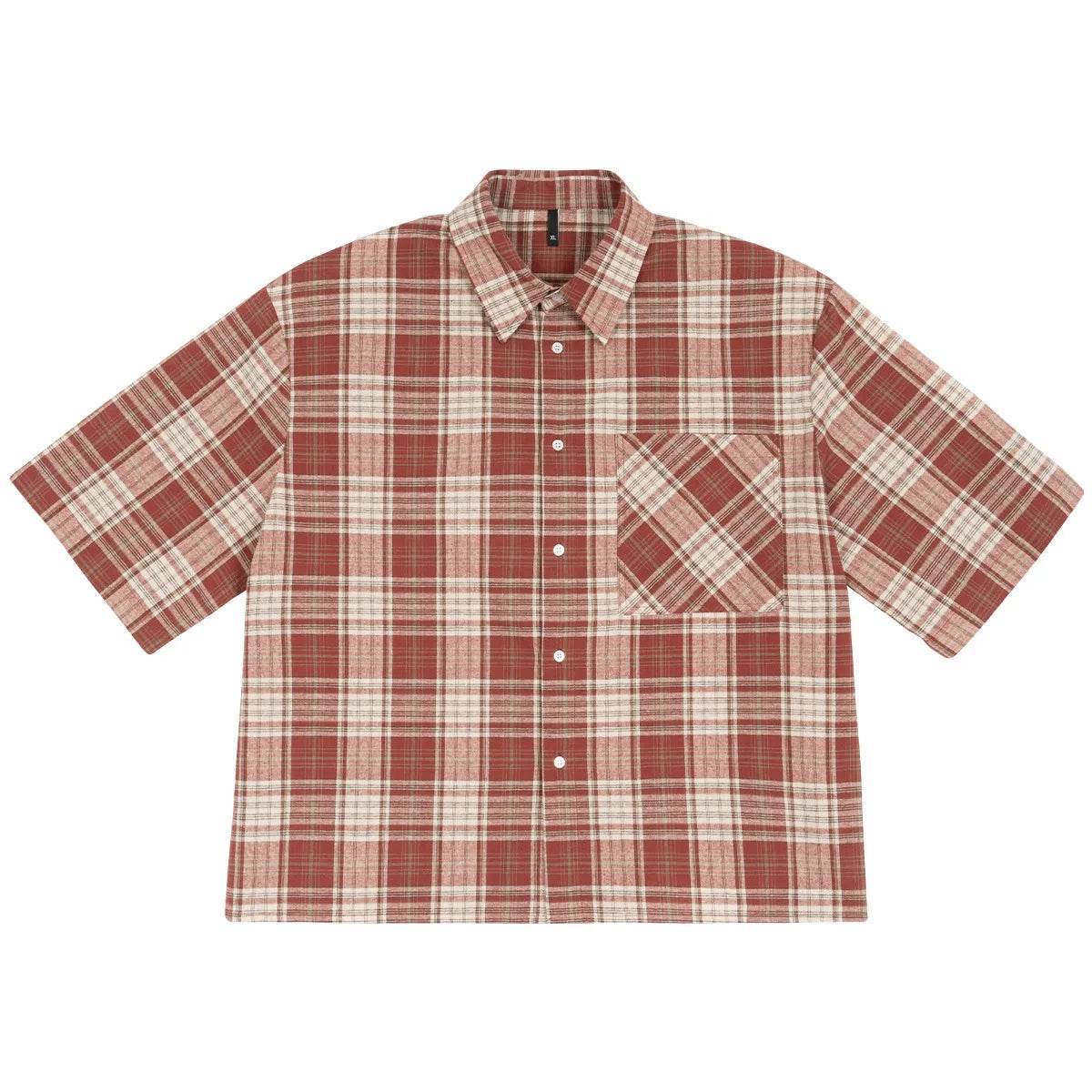 Men’s High-Quality Loose Checkered Shirt – Perfect for Summer Style - MODISH X 