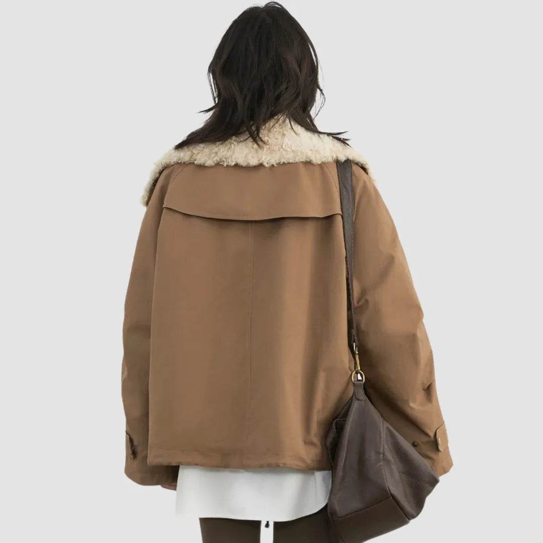 Women’s Streetwear Loose Fit Motorcycle Coat – Edgy & Trendy - MODISH X 