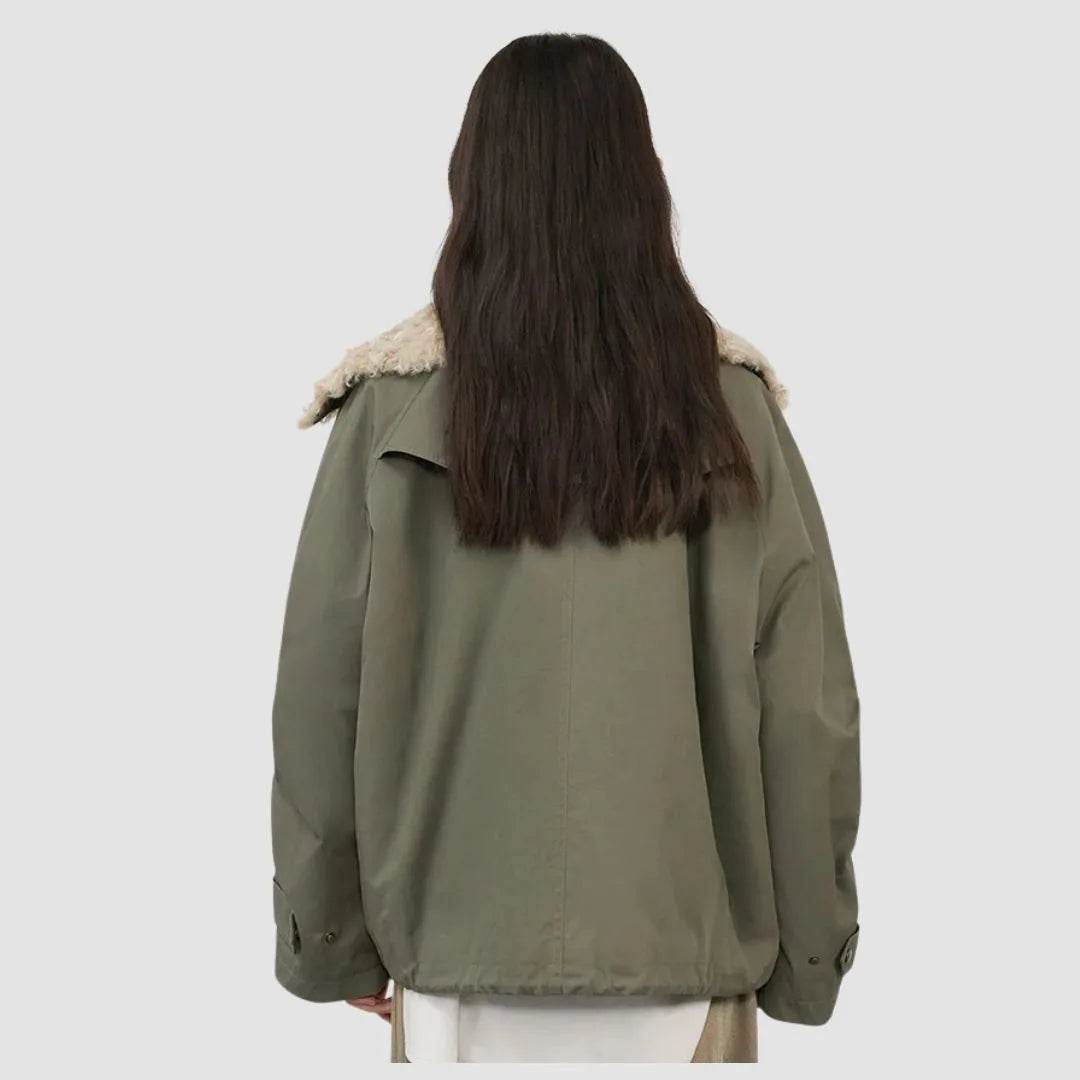 Women’s Streetwear Loose Fit Motorcycle Coat – Edgy & Trendy - MODISH X 