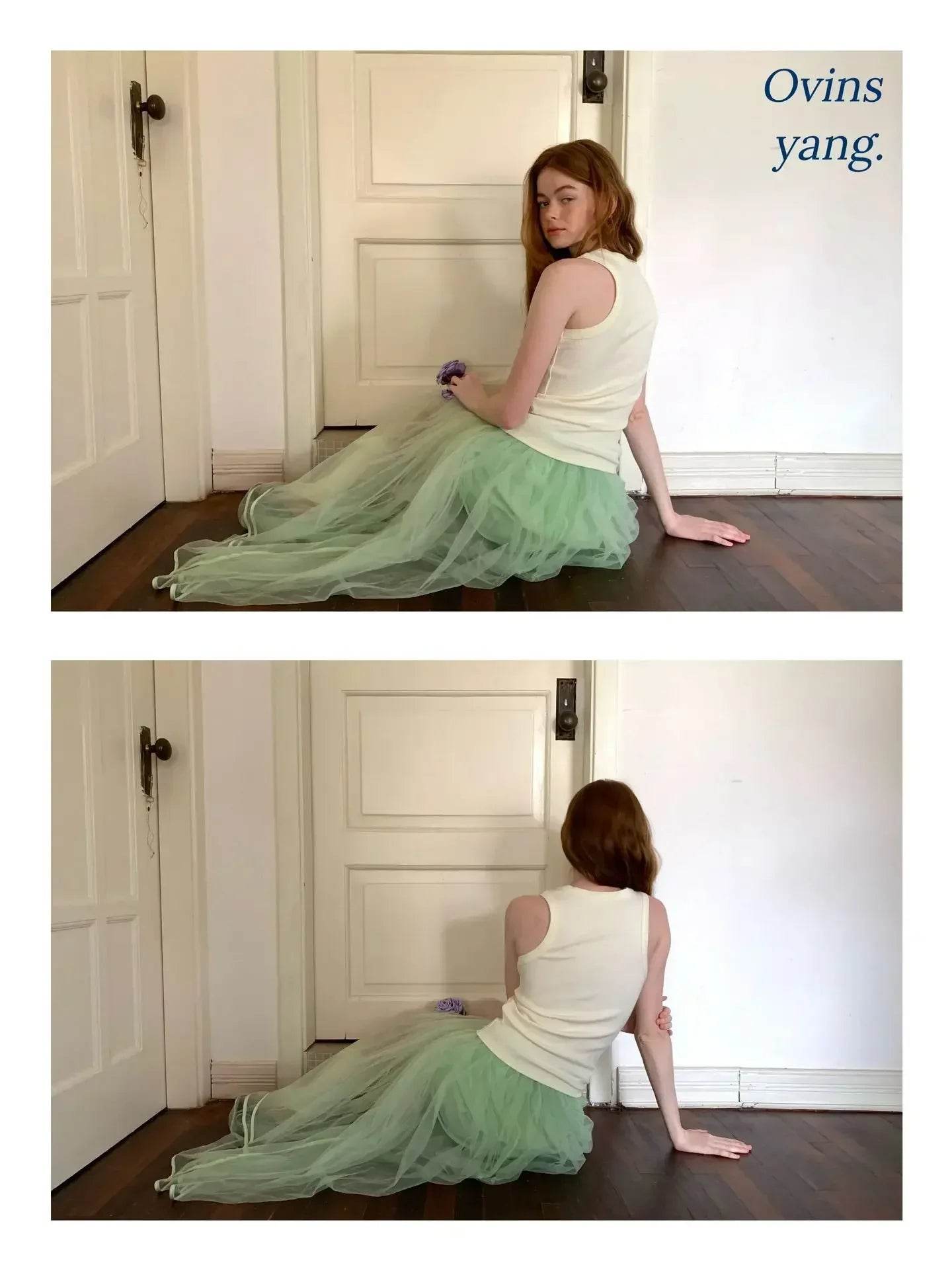 Women’s Ovinsyang Tulle Midi Skirt – Elegant A-Line Summer Look - MODISH X 