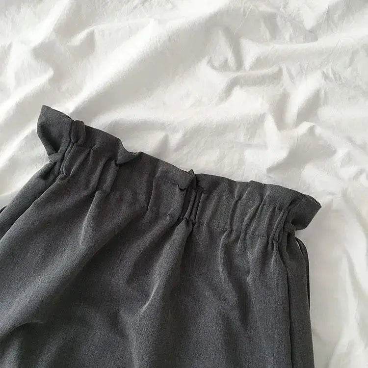 Women’s Korean A-Line Midi Skirt – High-Waist Lace-Up Design & Chic - MODISH X 