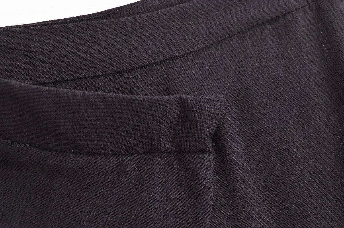 Women’s Wide-Leg Wrap Skirt Trousers – High-Waist Summer Style - MODISH X 