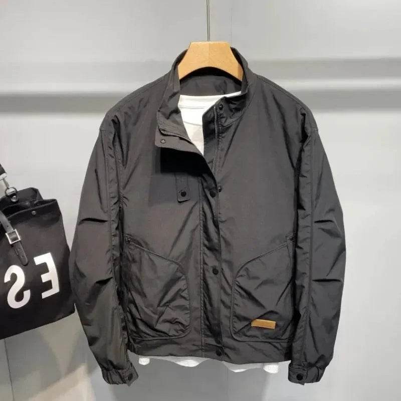 Men’s Spring Workwear Jacket – Stylish Hong Kong-Inspired Design - MODISH X 