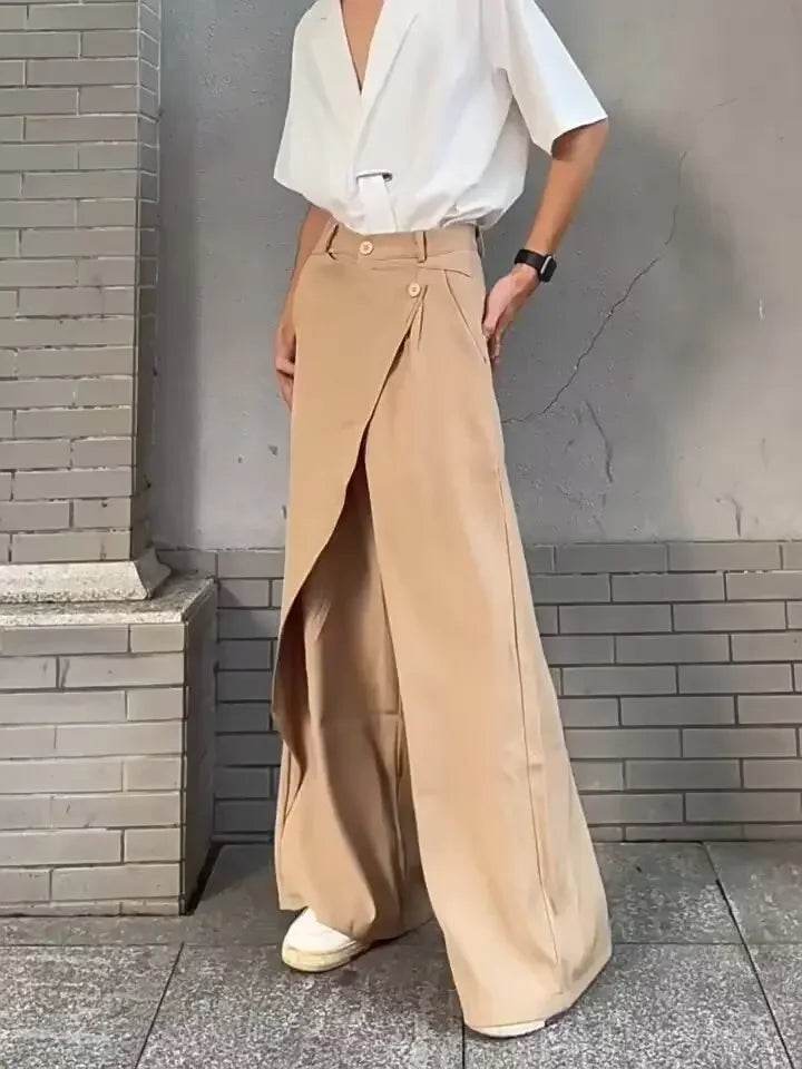 Men’s Japanese High-End Spliced Pants – Luxury Fit & Unique Design - MODISH X 