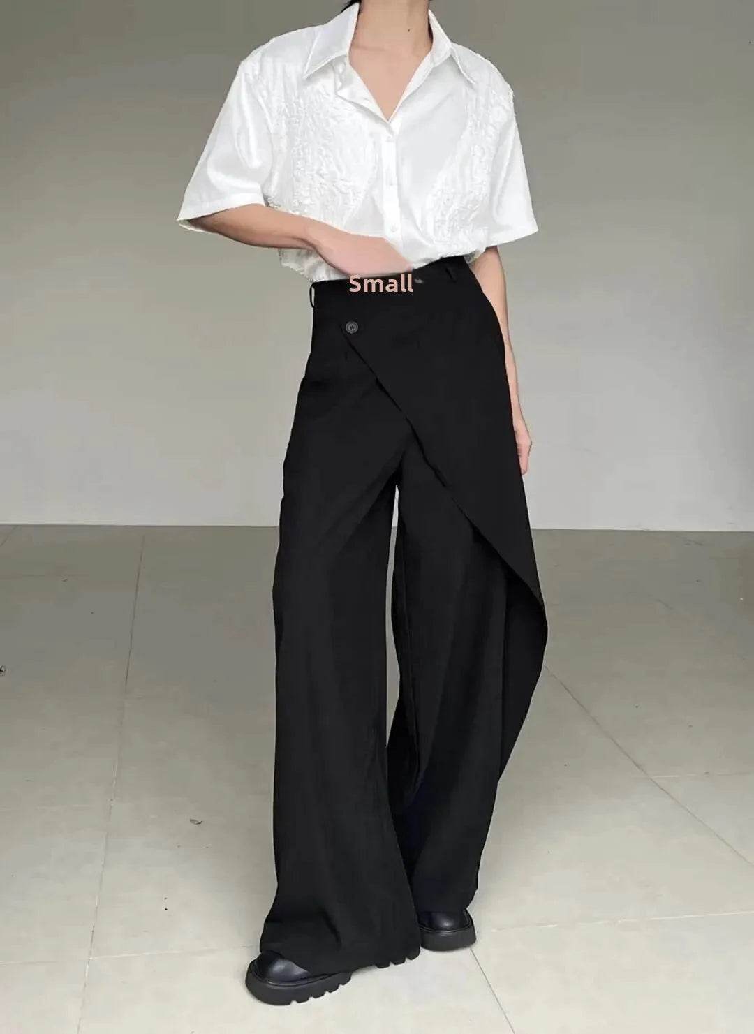 Men’s Japanese High-End Spliced Pants – Luxury Fit & Unique Design - MODISH X 